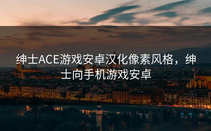 绅士ACE游戏安卓汉化像素风格，绅士向手机游戏安卓